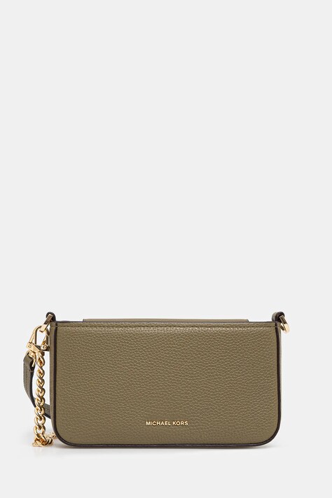 MICHAEL Michael Kors poseta de piele culoarea verde, 32S5GYTU1L