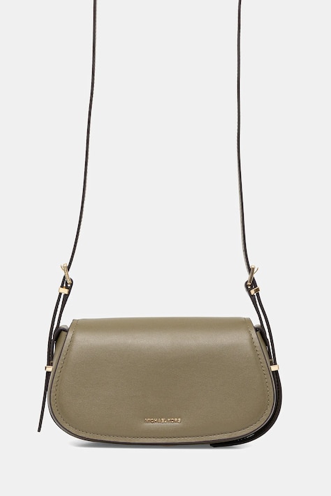 MICHAEL Michael Kors geantă de piele culoarea verde, 32S5GL0C1L