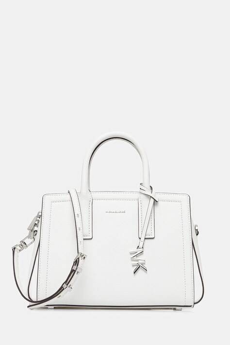 MICHAEL Michael Kors geantă de piele culoarea alb, 30S5S9IS1L