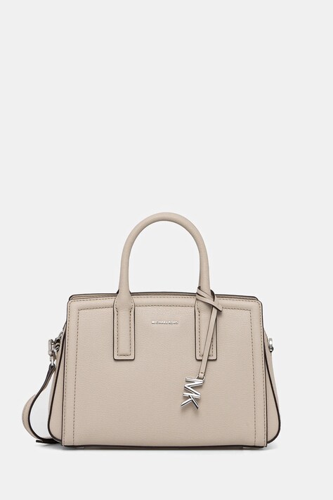 Шкіряна сумочка MICHAEL Michael Kors колір бежевий 30S5S9IS1L