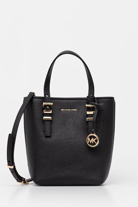 MICHAEL Michael Kors torebka skórzana kolor czarny 32S5GQNC0L