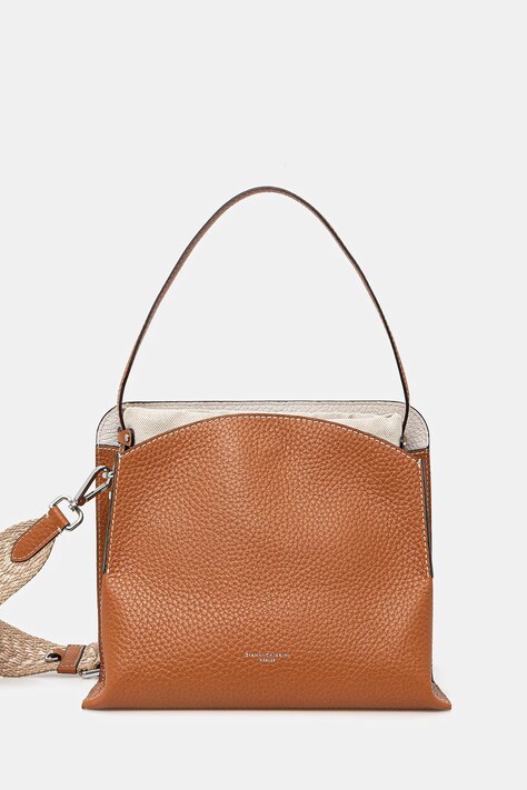 Τσάντα Gianni Chiarini ASIA χρώμα: καφέ, BS.11236.RNGDBL.NAETN
