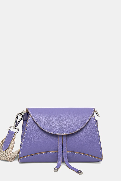 Kožená kabelka Gianni Chiarini MARGOT fialová farba, BS.11410.GRN.NABCL