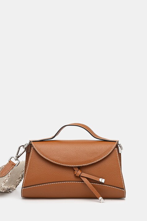 Gianni Chiarini poșetă de piele MARGOT culoarea maro, BS.11411.GRN.NABCL