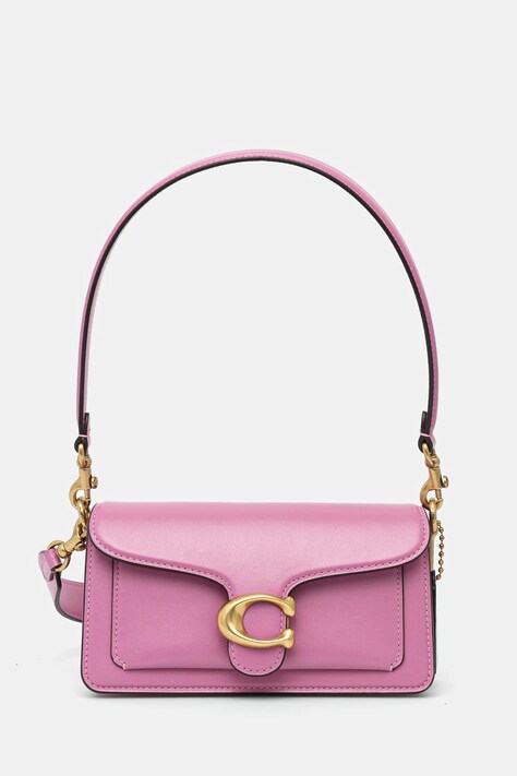 Coach poseta de piele Tabby culoarea violet, CAM87