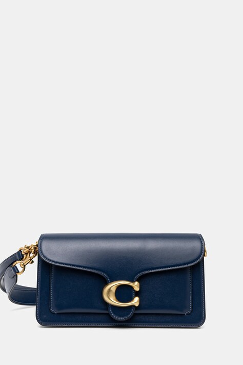 Coach geantă de piele Tabby culoarea bleumarin, CAM81