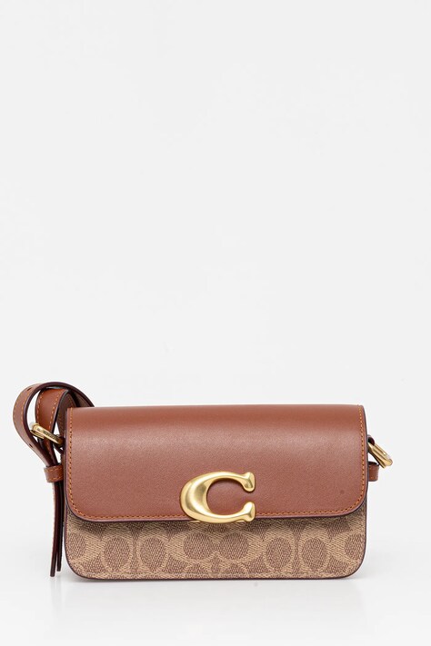 Coach leather handbag Zoe brown color CAM19