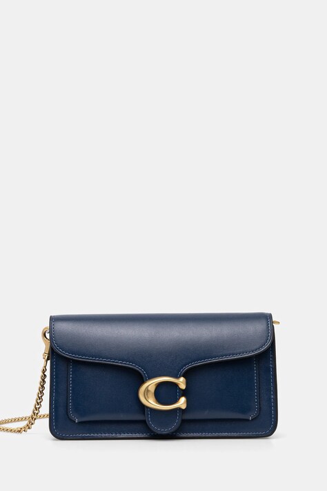 Coach geantă de piele Tabby culoarea bleumarin, CAN56