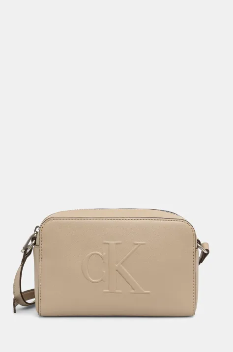 Calvin Klein Jeans poseta culoarea bej, LV04K3036G