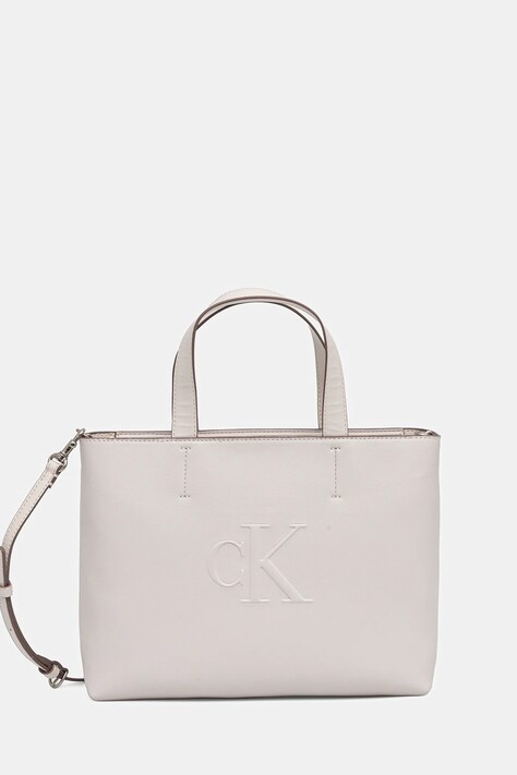 Calvin Klein Jeans poseta culoarea bej, LV04K3111G