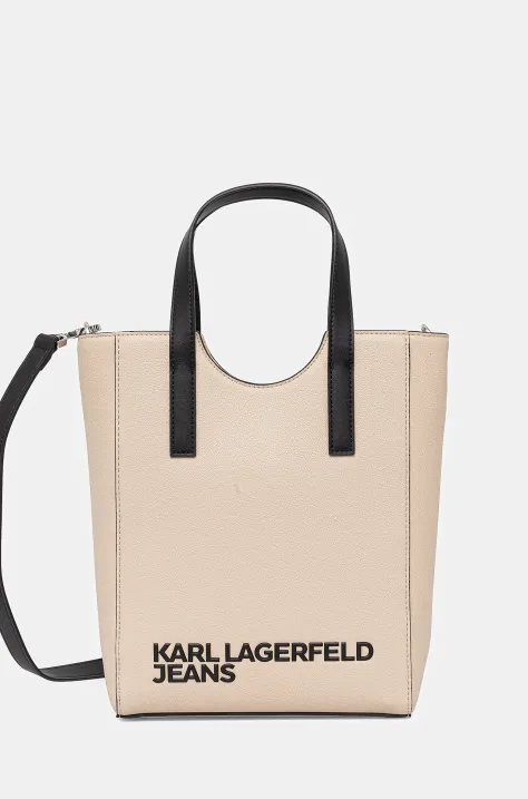Чанта Karl Lagerfeld Jeans в бежово A2W30146