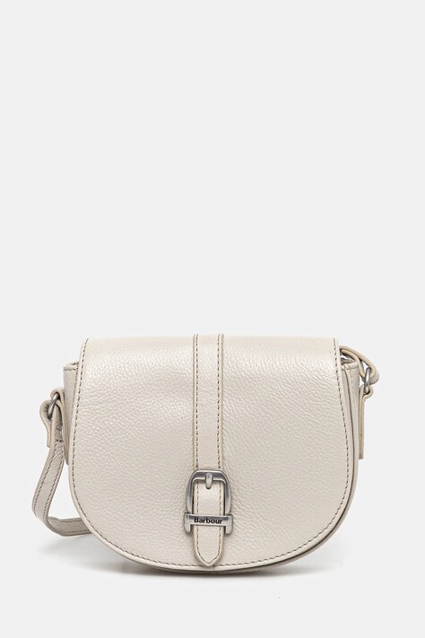 Kožená kabelka Barbour Laire béžová barva, LBA0349SN11