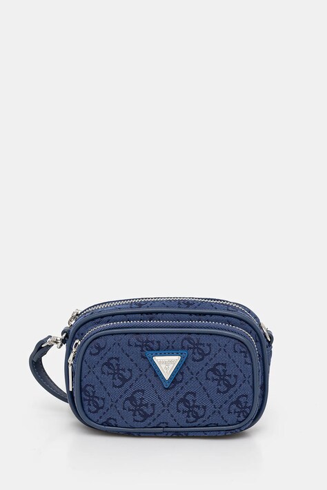 Guess geantă culoarea bleumarin, V5GZ06 WH492