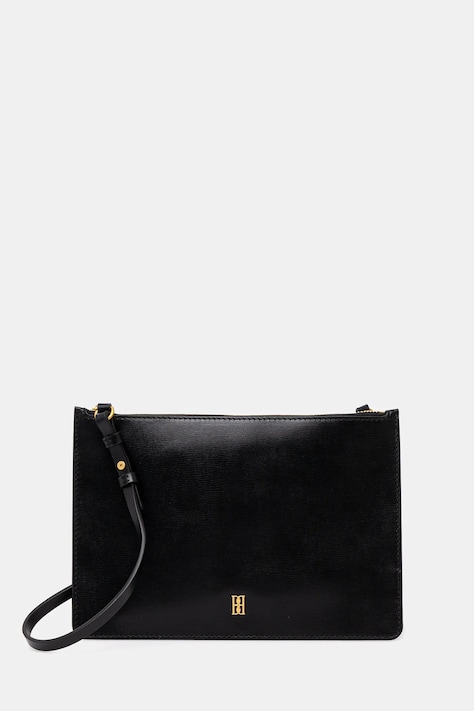 Kožená kabelka By Malene Birger AYA PURSE černá barva, 103357