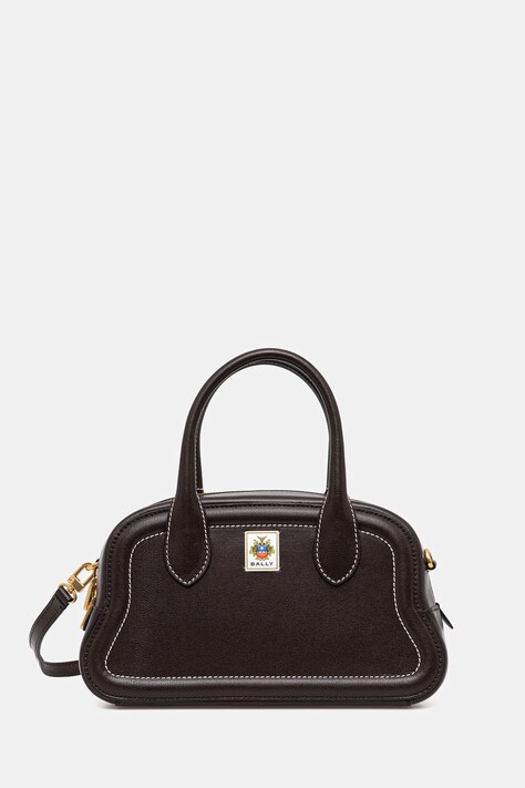 Bally torebka skórzana kolor brązowy WAS02L