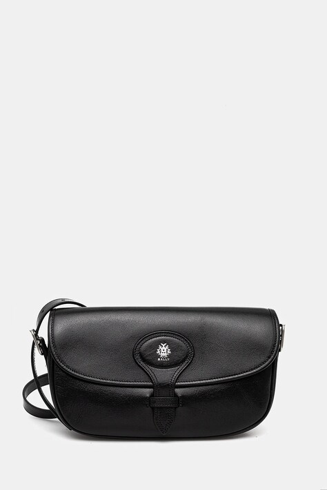 Bally poseta de piele culoarea negru, WAS02Z