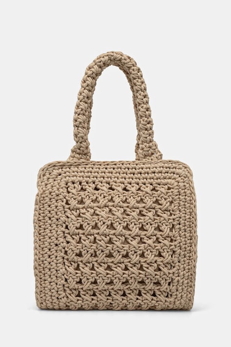 Abercrombie & Fitch torebka kolor beżowy KI154-5040