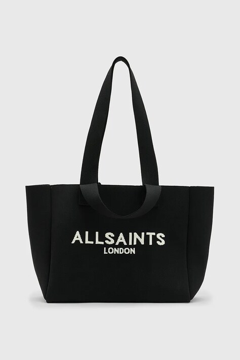 Kabelka AllSaints IZZY černá barva, W167XB