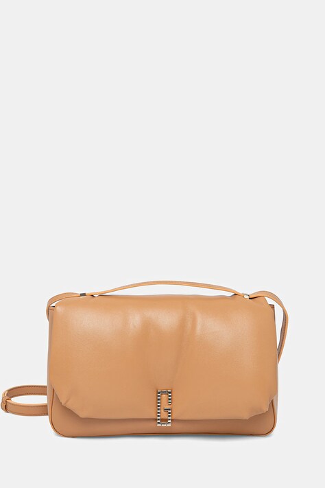 Guess poșetă de piele ALIZEE culoarea maro, HWAZAA L5215