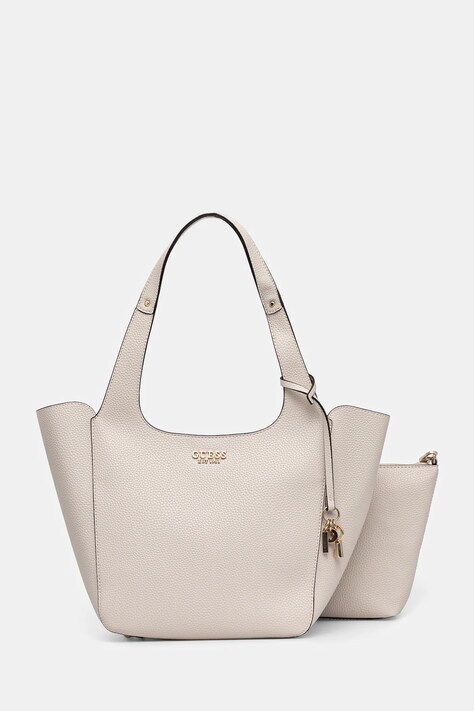 Guess poseta HELINA culoarea bej, HWBG96 40220