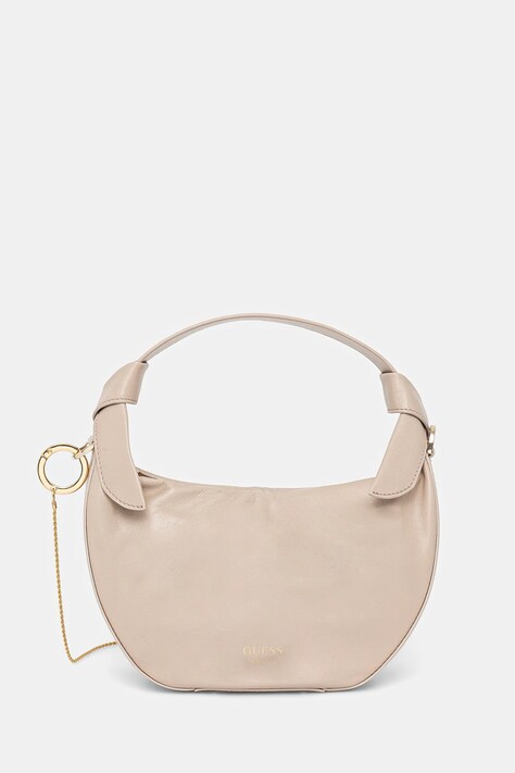 Guess poșetă de piele JOLIE culoarea bej, HWJOAA P5202