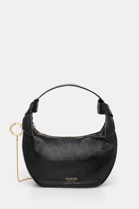 Guess poșetă de piele JOLIE culoarea negru, HWJOAA P5202