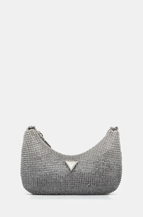 Torbica Guess ZALINA srebrna barva, HWOY93 50720