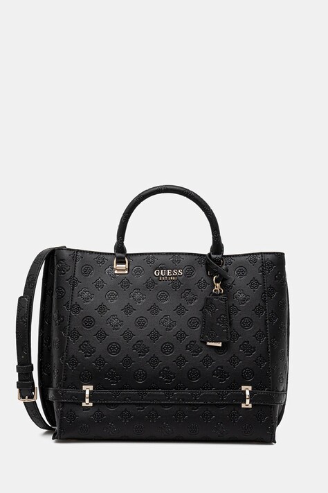 Torba Guess ZARELA boja: crna, HWPD96 30220