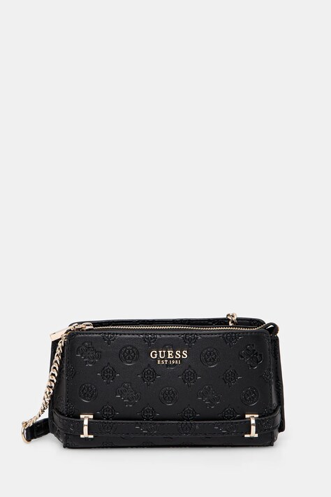Guess poseta ZARELA culoarea negru, HWPD96 30720