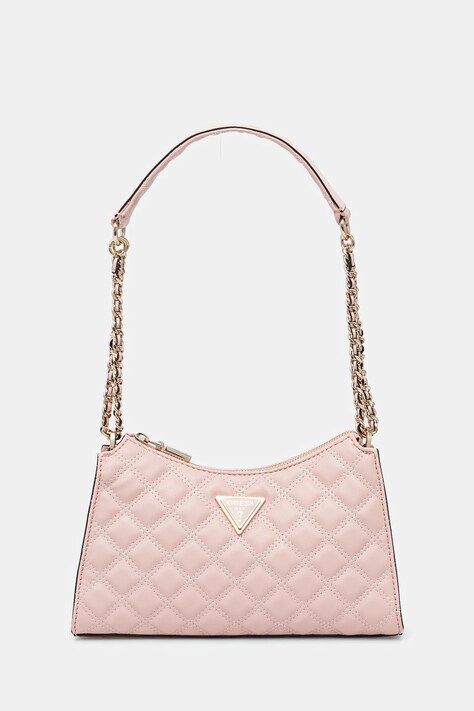 Kabelka Guess GIULLY růžová barva, HWQG87 48130