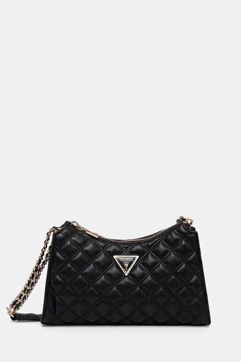 Kabelka Guess GIULLY černá barva, HWQG87 48130