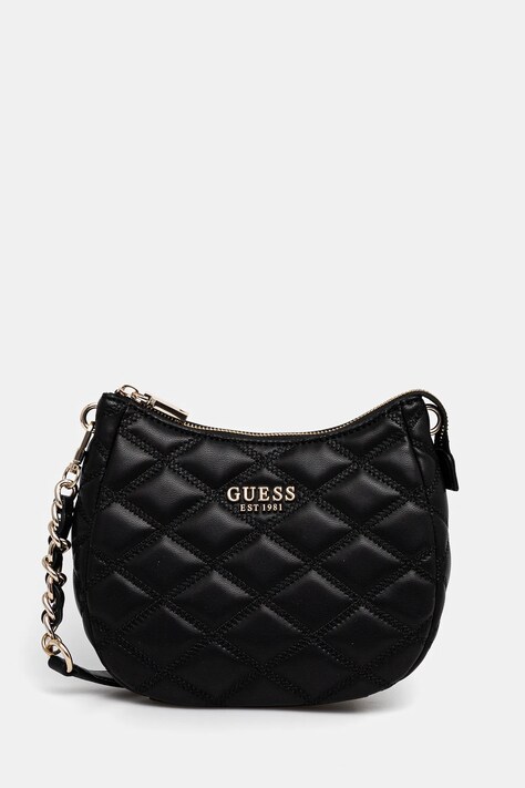 Kabelka Guess TAMSIN černá barva, HWQG96 32170