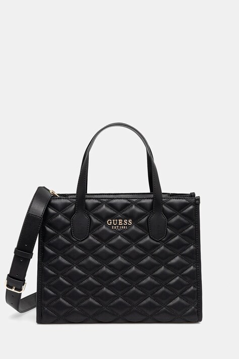 Guess poseta TAMSIN culoarea negru, HWQG96 32220