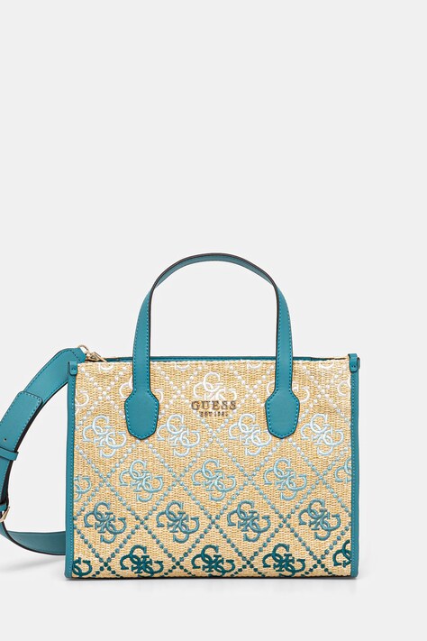 Kabelka Guess SILVANA béžová barva, HWSW86 65220