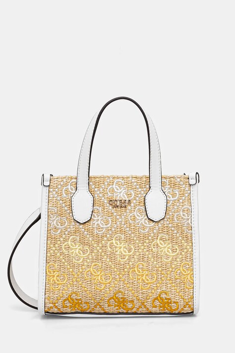 Guess poseta SILVANA culoarea galben, HWSW86 65770