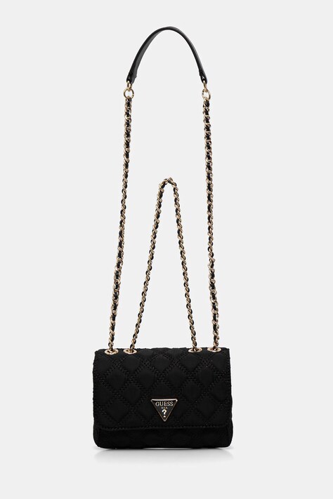 Guess poseta GIULLY culoarea negru, HWYQ87 48740