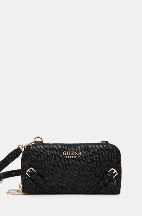 Τσάντα Guess BRAMINA χρώμα: μαύρο, HWZG96 36790