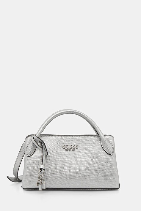 Guess poșetă FEDANA culoarea argintiu, HWZM96 43050