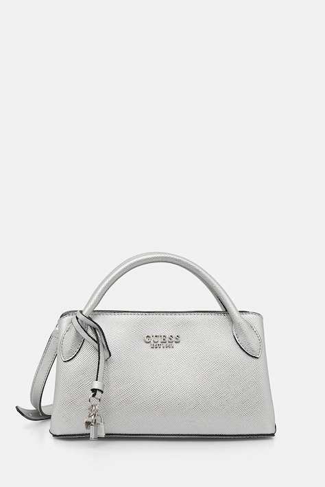 Τσάντα Guess FEDANA χρώμα: ασημί, HWZM96 43050