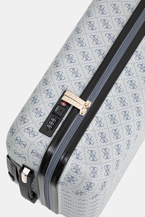 Валіза Guess JESCO — SS25-TOD32C, блакитний — фото 4