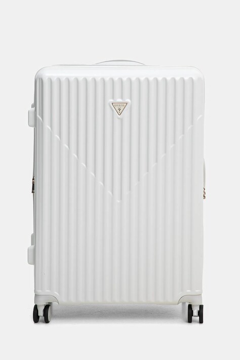 Guess valiză  77x46x33 cm culoarea alb, TWHN96 75988