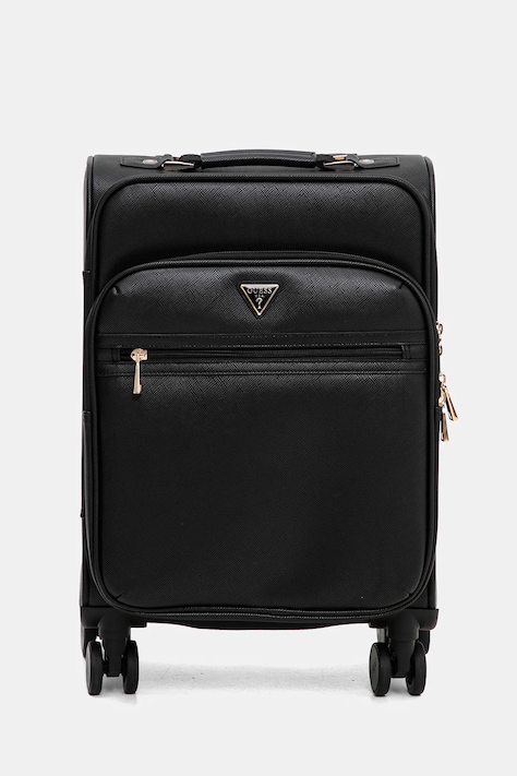 Βαλίτσα Guess NOROM χρώμα: μαύρο, TWSN90 91983