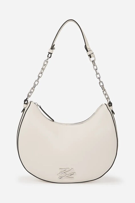 Karl Lagerfeld poseta de piele culoarea alb, A2W30019