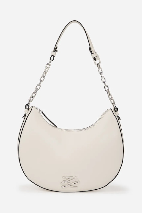 Кожаная сумочка Karl Lagerfeld цвет белый A2W30019