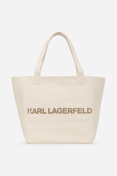 Karl Lagerfeld poseta cu doua fete culoarea bej, A2W50024