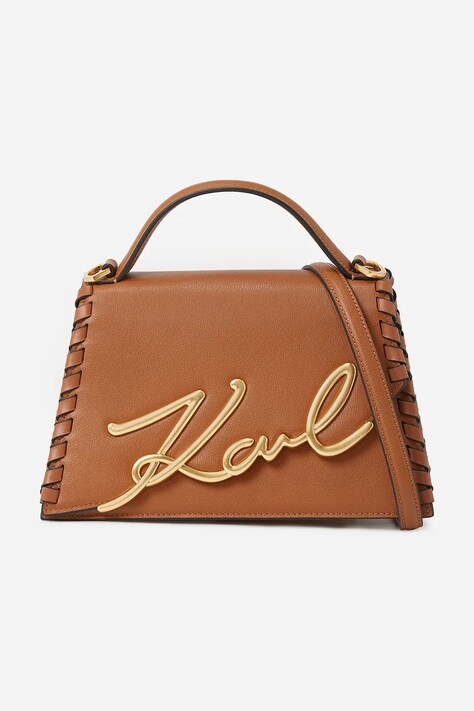 Karl Lagerfeld poseta de piele culoarea maro, A2W30005