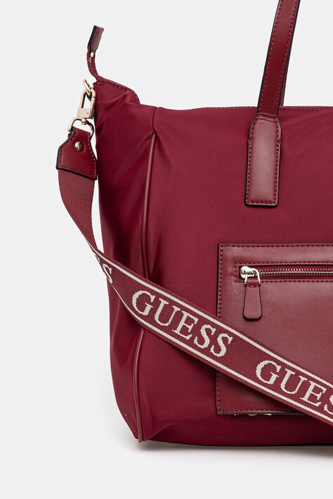 Guess torebka FOLLIE kolor czerwony TWNN96 76017