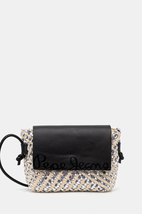 Pepe Jeans poșetă BARKER GLOW culoarea argintiu, PL031612
