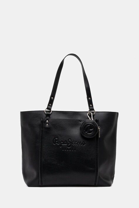 Pepe Jeans poseta BELLAMIE MAIN culoarea negru, PL031626