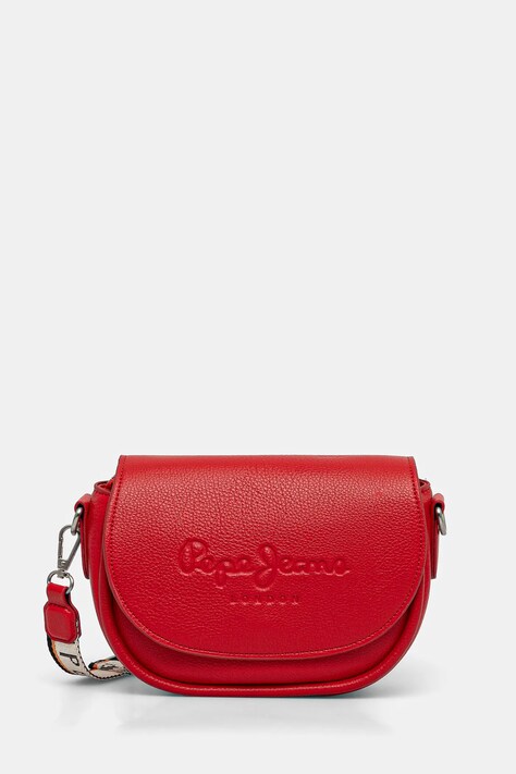 Τσάντα Pepe Jeans CRISHA MAIN χρώμα: κόκκινο, PL031634